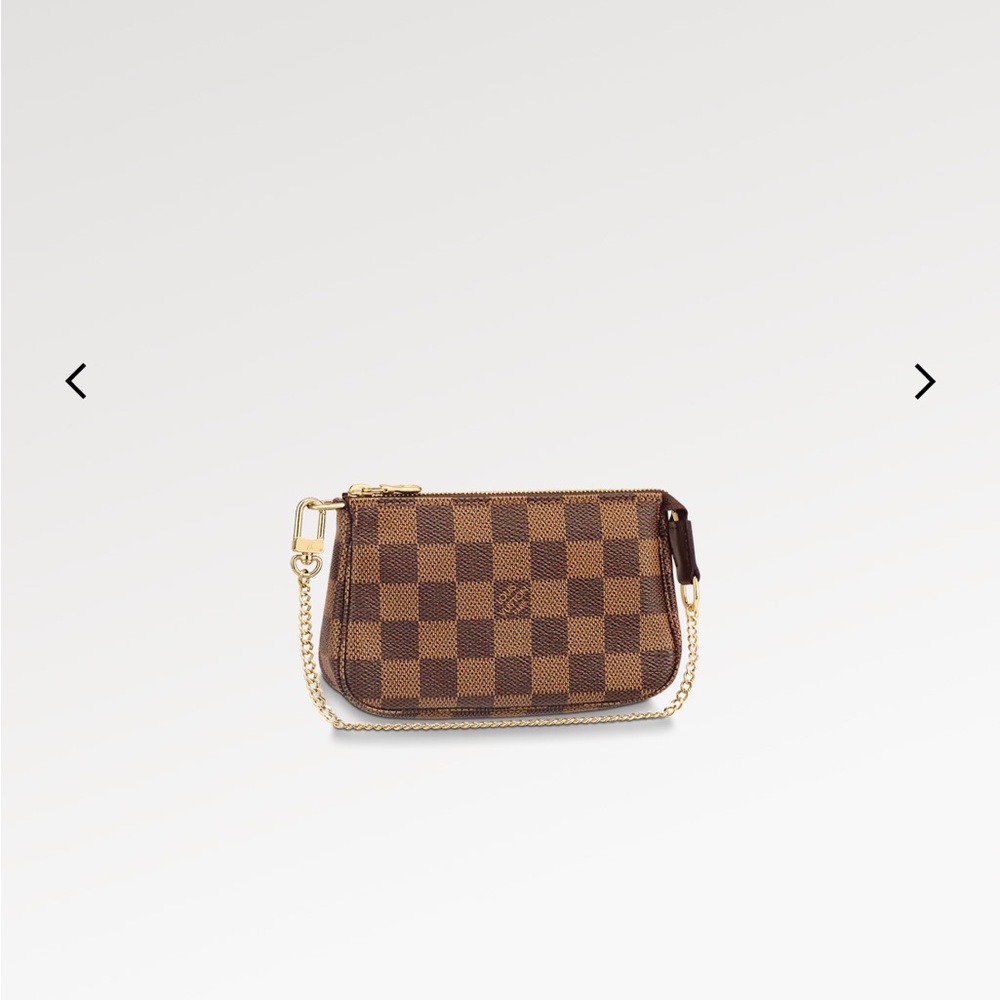 Louis Vuitton Mini Pochette Damier Ebene Canvas